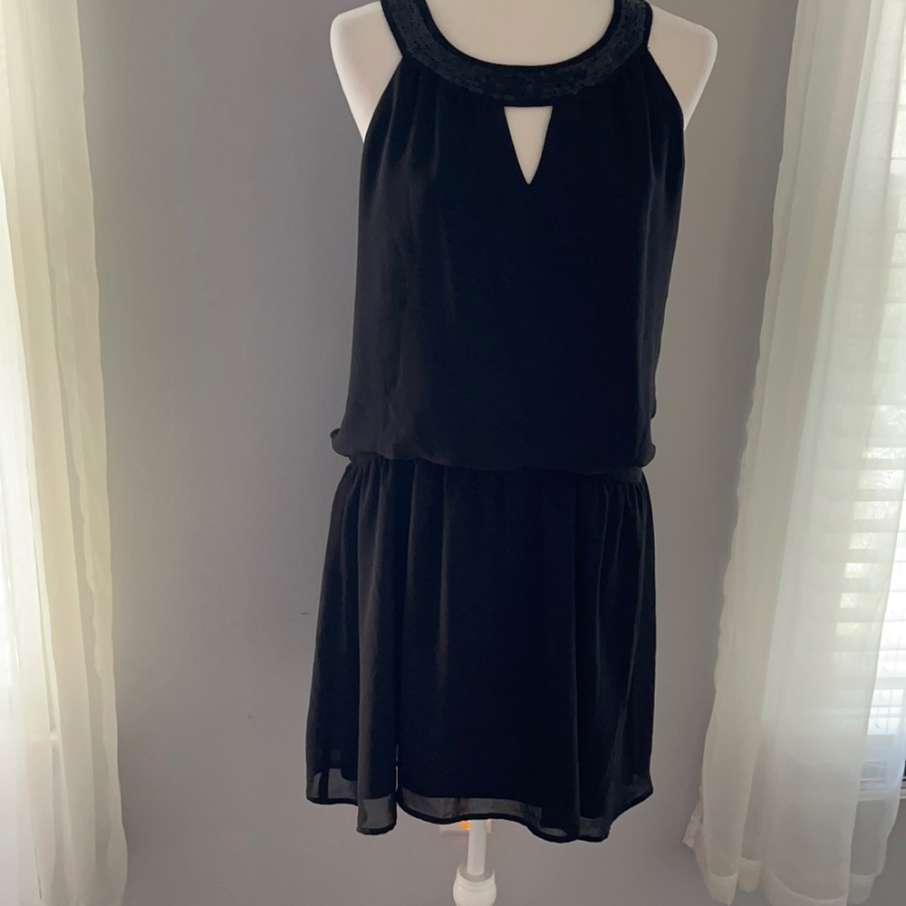 Target Merona Black Skater Mini Dress